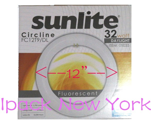 12 Inch Circline T9 Daylight Relamp Fluorescent Fc12t9 Bulb 32w Lamp 12 Inch Sunlite Circline 32w Circular Light Bulb Fc12t9 Dl Daylight Color