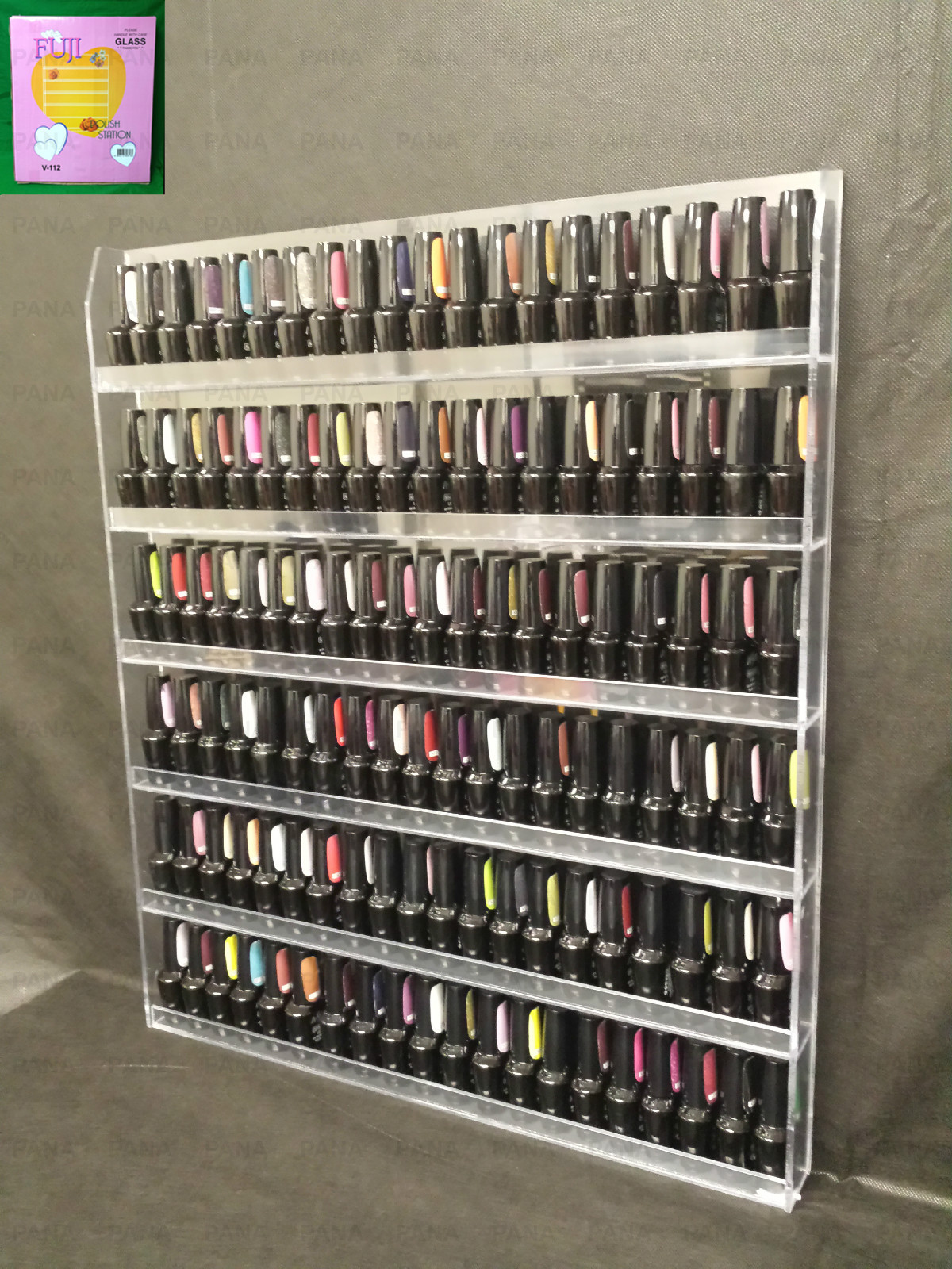 Uncategorized Nail Polish Wall Rack fuji nails acrylic nail polish wall rack organizer display ebay picture 1 of 11