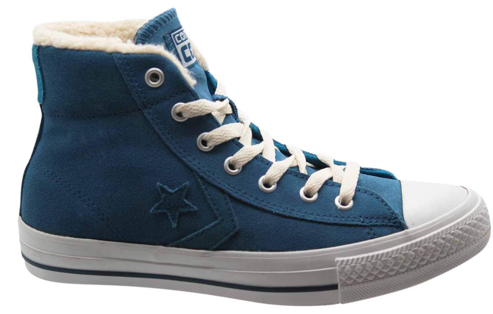 CONVERSE Chuck Taylor Unisex Star Plyr Mid Trainers Blue CONVERSE Chuck Taylor Unisex Star Plyr Mid Trainers Blue