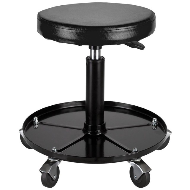 Garage Mechanic Rolling Stool Creeper Padded Chair With Tool Garage Or Mechanic Rolling Padded Stool With Tool Tray