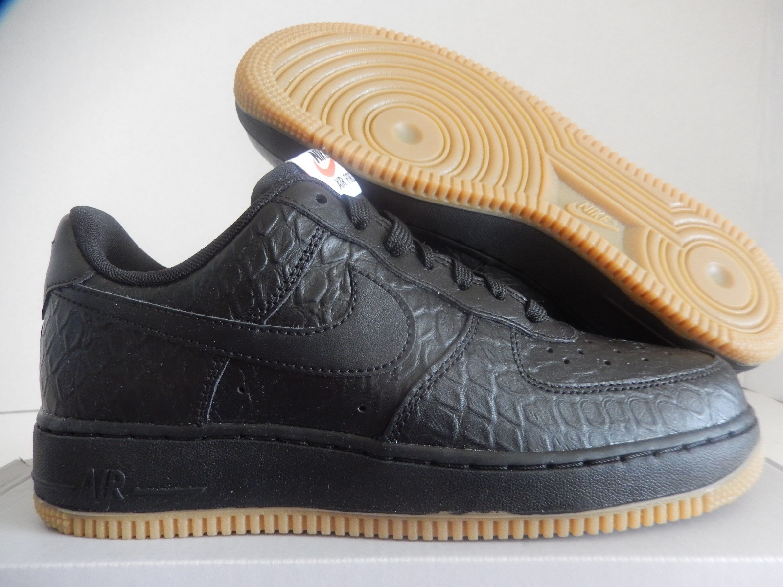 nike air force one low 08 lv8 chewingum nero marrone chiaro crocidile stampa nike air force one low 08 lv8 chewingum nero marrone chiaro crocidile stampa