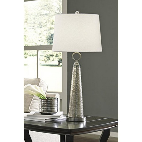 Signature Design By Ashley L430334 Arama Table Lamp Mercury Glass 68 91