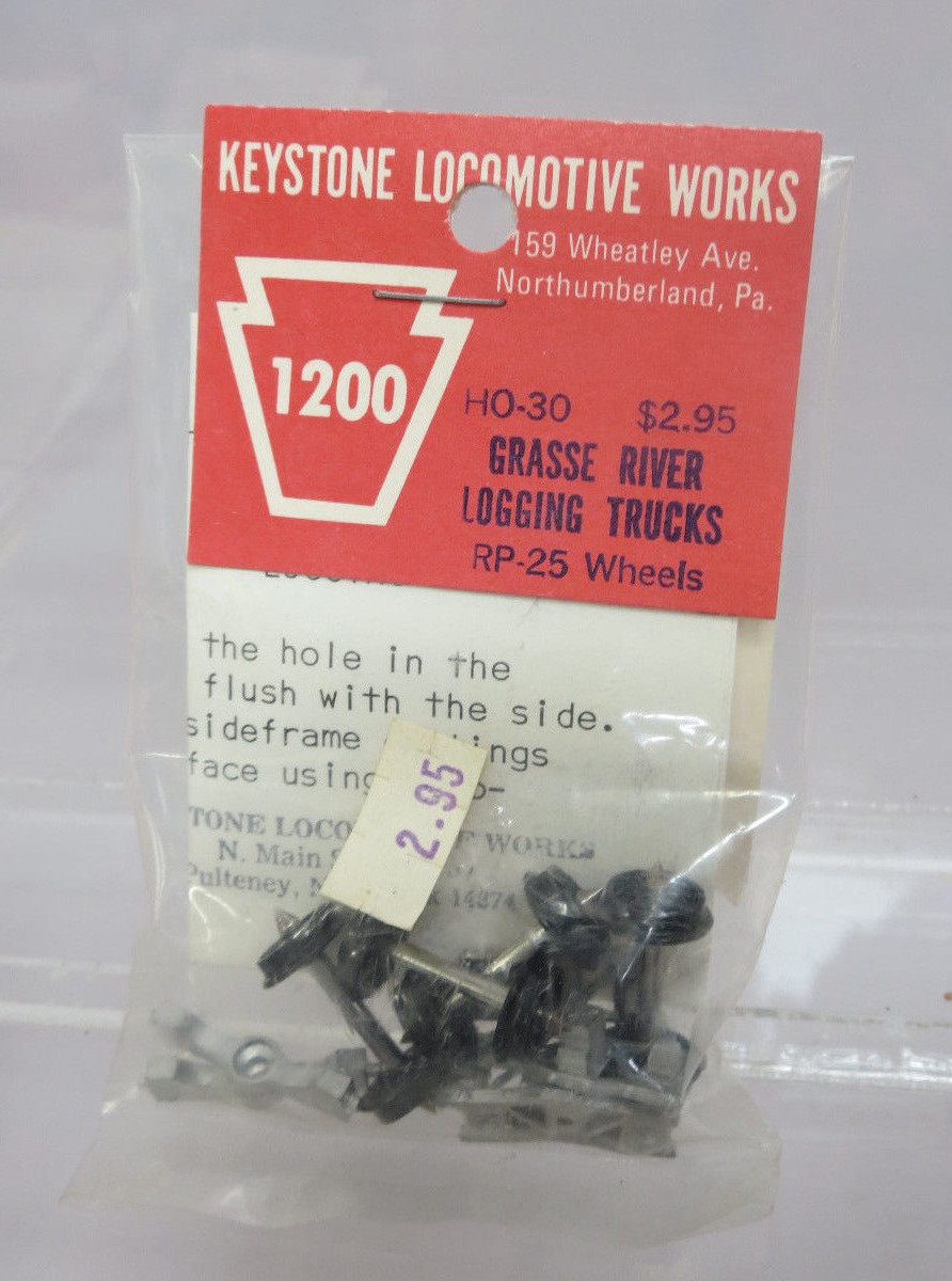 keystone locomotive works ho rp 25 wheels grasse river logging keystone locomotive works