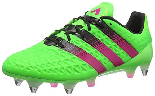 TG. 47 1/3 EU adidas Ace 16.1 SG Scarpe da Calcio Uomo Verde Solar Q8J TG. 47 1/3 EU adidas Ace 16.1 SG Scarpe da Calcio Uomo Verde Solar Q8J
