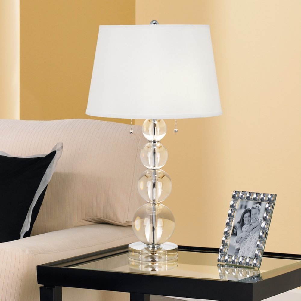 Vienna Full Spectrum Stacked Crystal Spheres Table Lamp 703829 1 2