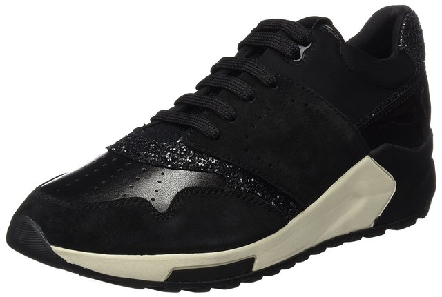 GEOX D PHYTEAM A SCARPE DA GINNASTICA BASSE DONNA NERO BLACK 41 EU GEOX D PHYTEAM A SCARPE DA GINNASTICA BASSE DONNA NERO BLACK 41 EU