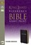 KJV, Reference Bible, Giant Print, Bonded Leather, Black, Indexed, Red Letter Ed