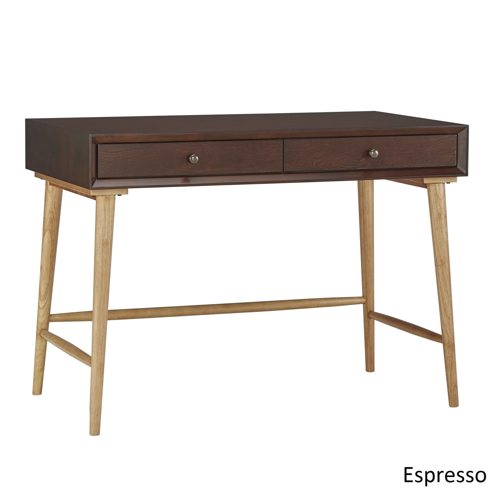 Mid Century Living Marin Danish Modern 2 Drawer Writing Desk Picture 1 Of 5