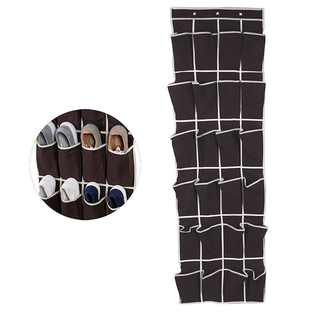 24 Pocket Shoe E Door Hanging Organizer Rack Wall Bag Storage 24 Pocket Shoe E Door Hanging Organizer Rack Wall Bag Storage Closet Holder