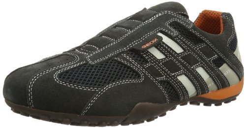 Geox Uomo Snake L Scarpe da Ginnastica Basse Uomo Grigio Dk Grey/Off Whitec1 Geox Uomo Snake L Scarpe da Ginnastica Basse Uomo Grigio Dk Grey/Off Whitec1