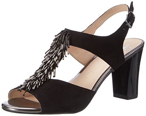 Caprice pelle sandali sandaletti NERO 7290 Caprice pelle sandali sandaletti NERO 7290