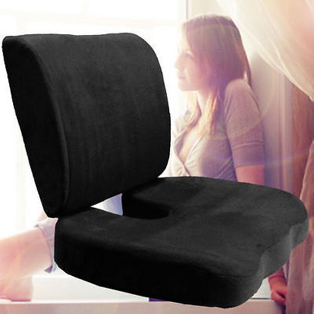 Memory Foam Coccyx Orthoped Seat Back Support Lumbar Cushion Home Memory Foam Coccyx Orthoped Seat Back Support Lumbar Cushion Home Office Chair
