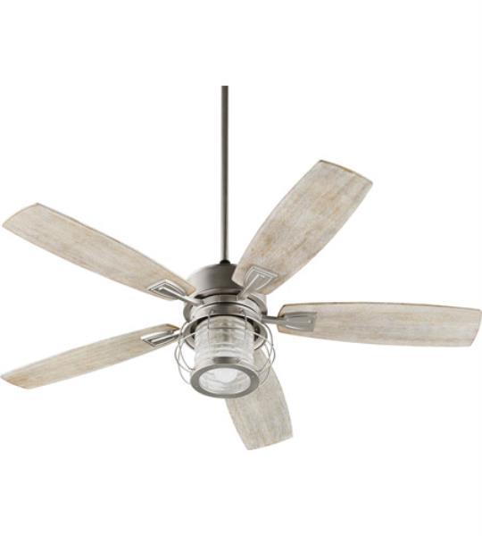 Quorum Galveston 1 Ceiling Fan Satin Nickel 3525 65 Picture 1 Of