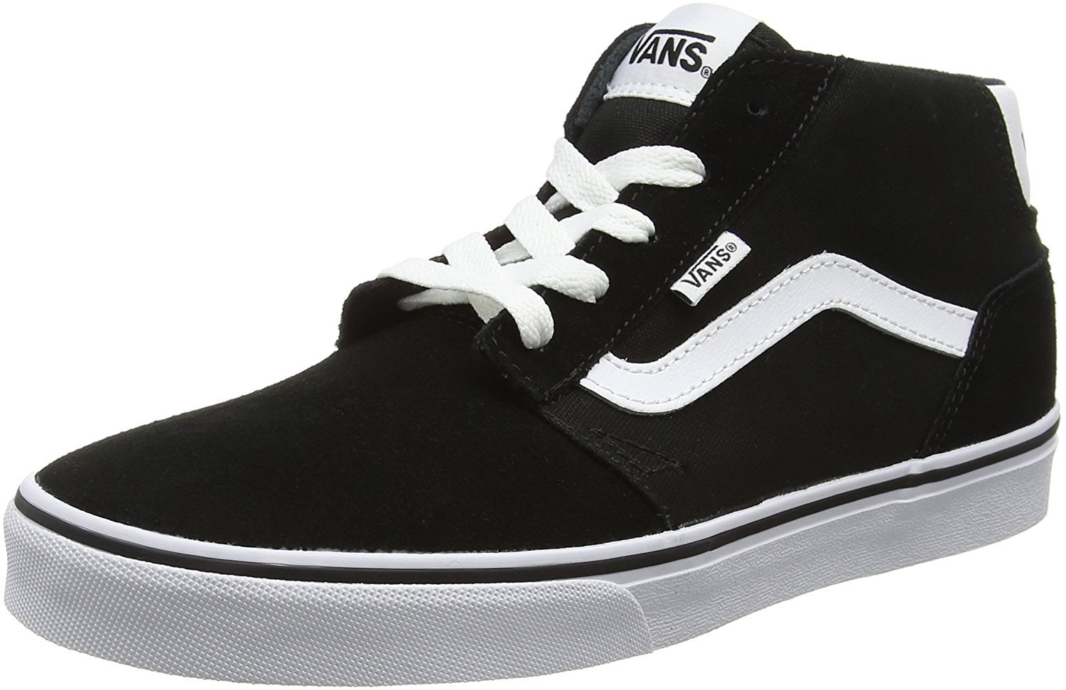 TG. 42 EU Nero Suede Canvas black/white Vans Chapman Mid Scarpe da Ginnasti TG. 42 EU Nero Suede Canvas black/white Vans Chapman Mid Scarpe da Ginnasti