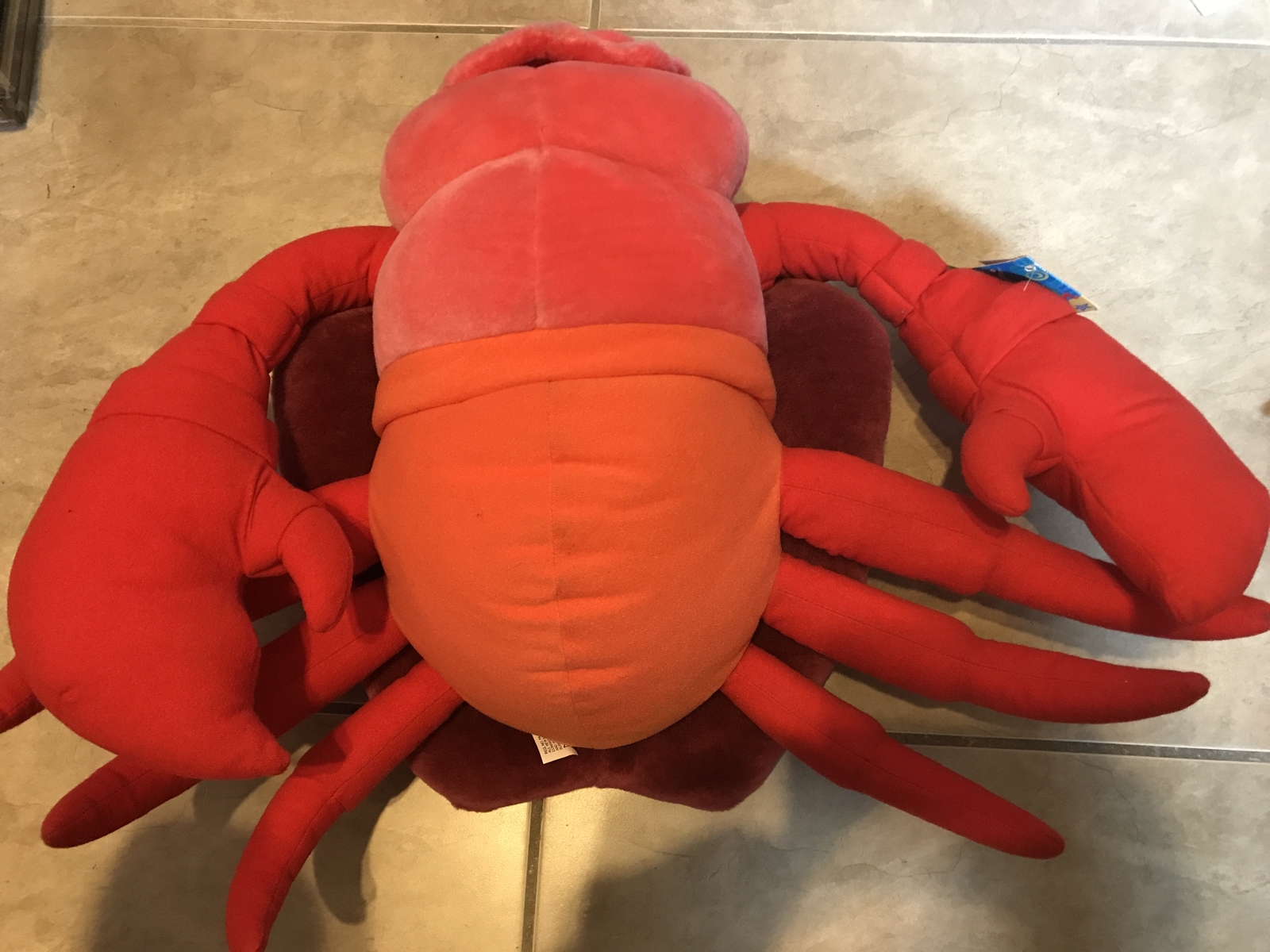Uncategorized Sebastian The Crab disney huge giant little mermaid sebastian crab plush stuffed 1