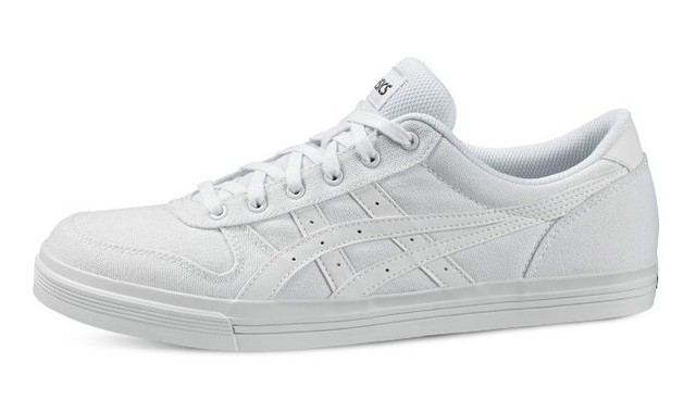 ASICS AARON HN528 WHITE MENS scarpe uomo sportive sneakers bianco basket casual ASICS AARON HN528 WHITE MENS scarpe uomo sportive sneakers bianco basket casual