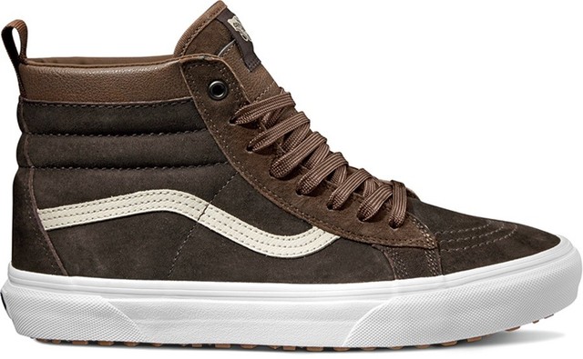 VANS SK8HI MTE SCARPE da skate UK 10.5 marrone scuro/Bianco VANS SK8HI MTE SCARPE da skate UK 10.5 marrone scuro/Bianco