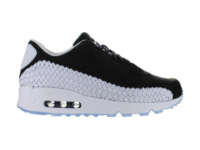 Mens Nike Air Max 90 Woven Black White 833129-003 US 10 | eBay Mens Nike Air Max 90 Woven Black White 833129-003