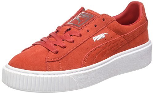 Rosso 40.5 EU PUMA SUEDE PLATFORM SCARPE DA GINNASTICA BASSE DONNA BARBADOS Rosso 40.5 EU PUMA SUEDE PLATFORM SCARPE DA GINNASTICA BASSE DONNA BARBADOS