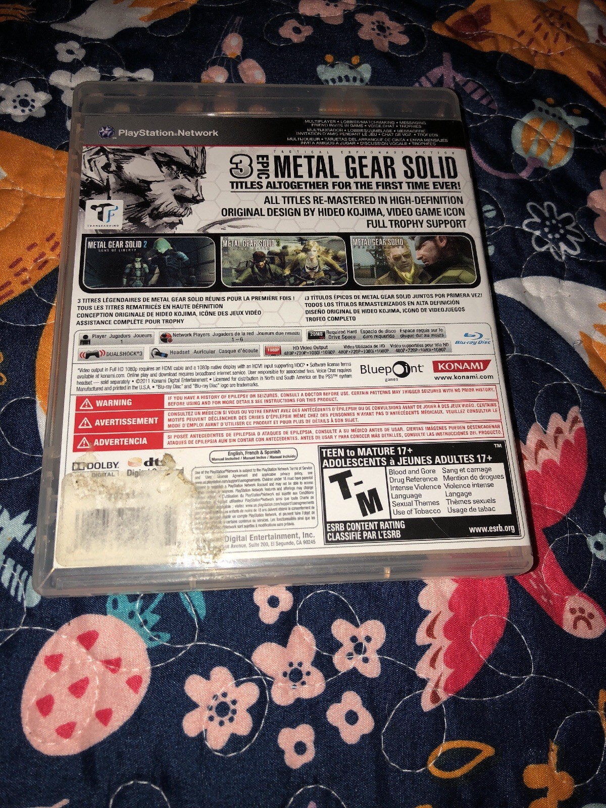 Metal Gear Solid Hd Collection Sony Playstation 3 2011 Ebay Metal Gear Solid Hd Collection Sony Playstation 3 2011 Ebay