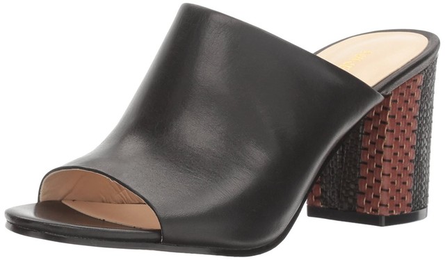 Nine West Women's Gemily Leather Dress Pump Black/Multi Size 7.0 Nine West Women's Gemily Leather Dress Pump Black/Multi Size 7.0