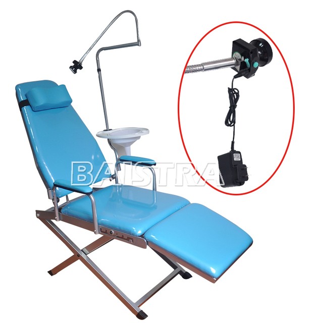 Uk Dental Folding Chair Unite Simple Type Blue Rechargeable Led Dhl Dental Simple Portable Type Folding Chair Luexy No Air Turbine