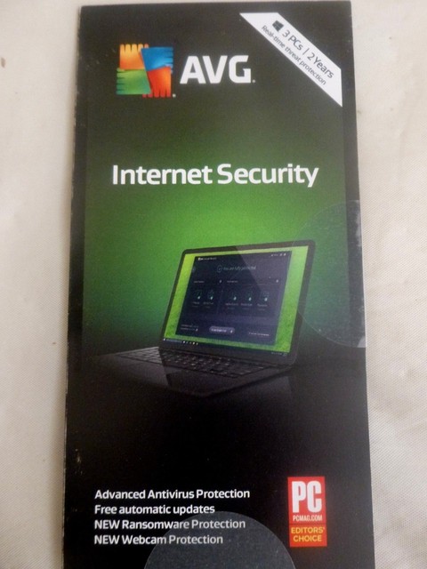 AVG Internet Security 2018 3 PCs 2 Years (Key Card)