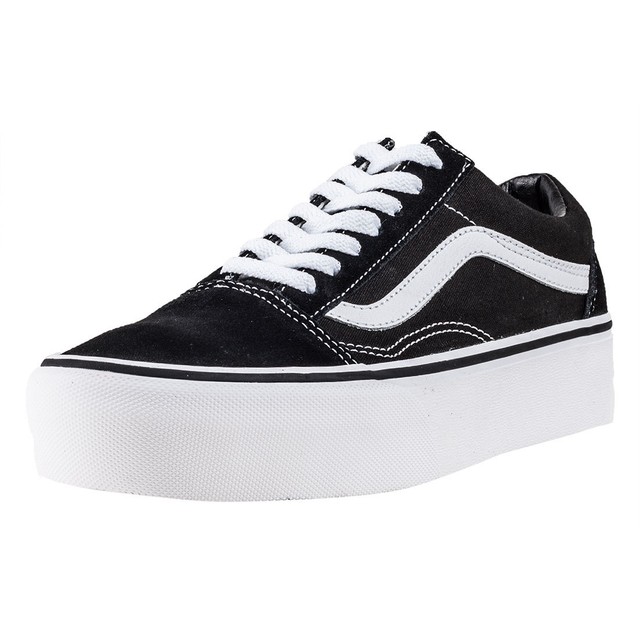 Vans Old Skool Unisex Black Black Tela Scarpe da Ginnastica 11 UK Vans Old Skool Unisex Black Black Tela Scarpe da Ginnastica 11 UK