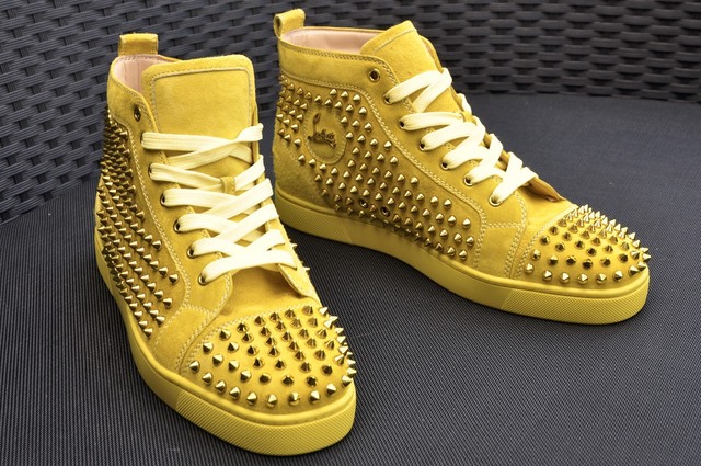 christian louboutin yellow sneakers christian louboutin yellow sneakers