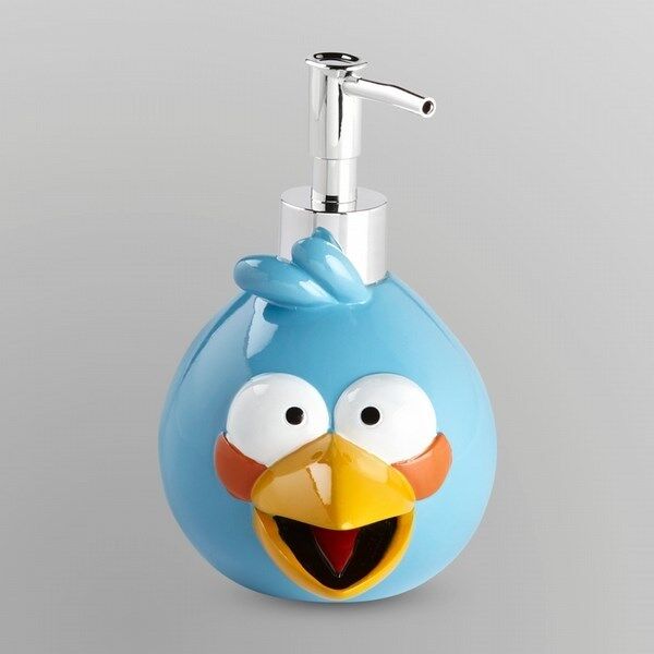 Rovio Angry Birds Soap Or Lotion Pump Dispenser Bathroom Countertop Rovio Angry Birds Soap Or Lotion Pump Dispenser Bathroom Countertop Blue Bird Kids Childs Ebay