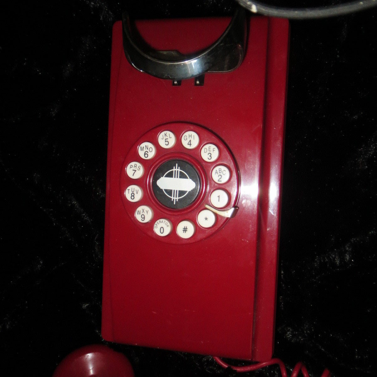 Red Crosley 302 Wall Phone Cr55re Retro Style Push On