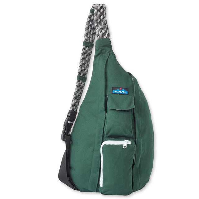Kavu Womens Rope Bag Backpack Spruce One Size Ebay Kavu Rope Bag Sling Backpack Canvas Shoulder Messenger Spruce Green Nwt