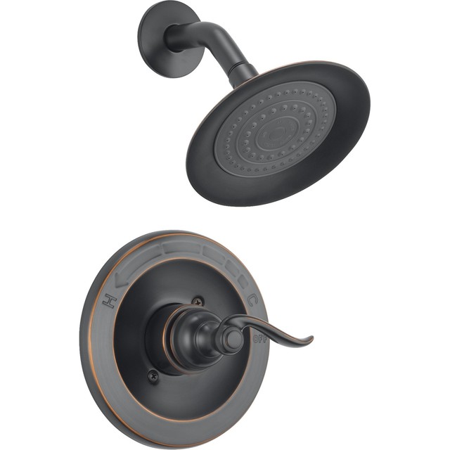 Delta Windemere Single Handle Oil Rubbed Bronze Shower Only Faucet W Delta Windemere Single Handle Oil Rubbed Bronze Shower Only Faucet W Valve D553v