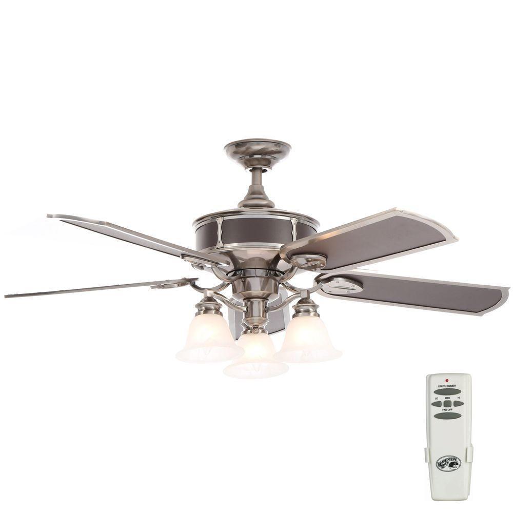 Hampton Bay Preston 52 In Vintage Pewter Ceiling Fan Picture 1 Of 5