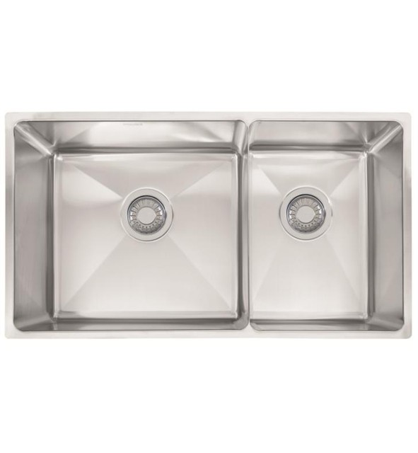 Franke Professional 31 Stainless Steel Double Bowl Kitchen Sink Franke Professional Series Psx120309 31 Undermount Double Bowl Stainless Sink