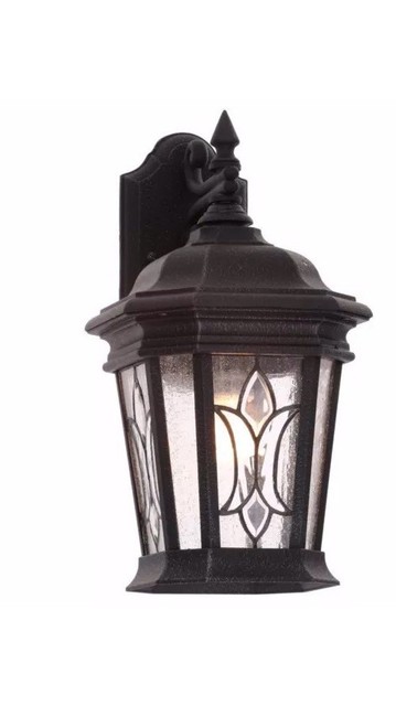 Progress Lighting Cranbrook Collection 1 Light Gilded Iron Wall Outdoor Home Cranbrook Single Bulb Gilded Iron Wall Mounted Area Lantern Light