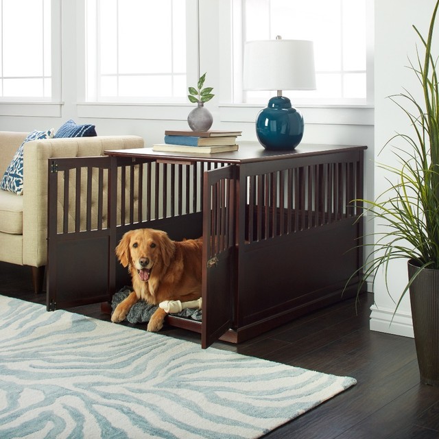 Dog Kennel End Table Crates For Extra Large Dogs Pet L Dog Kennel End Table Crates For Extra Large Dogs Pet L Indoor Furniture Us