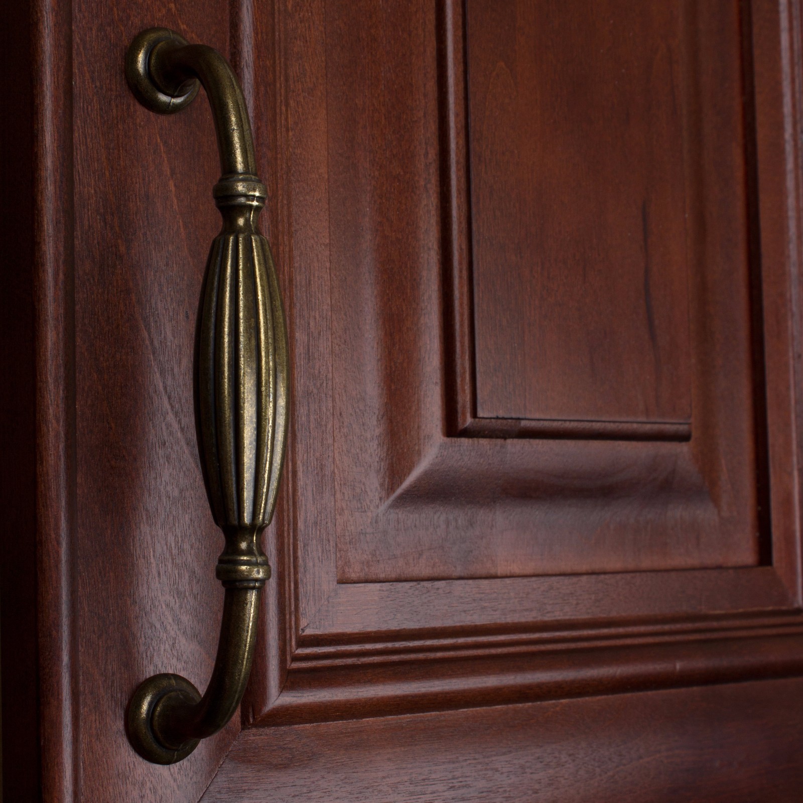 Gliderite Antique Brass Fluted Cabinet Pull Case Of 25 Picture 1 Of 5