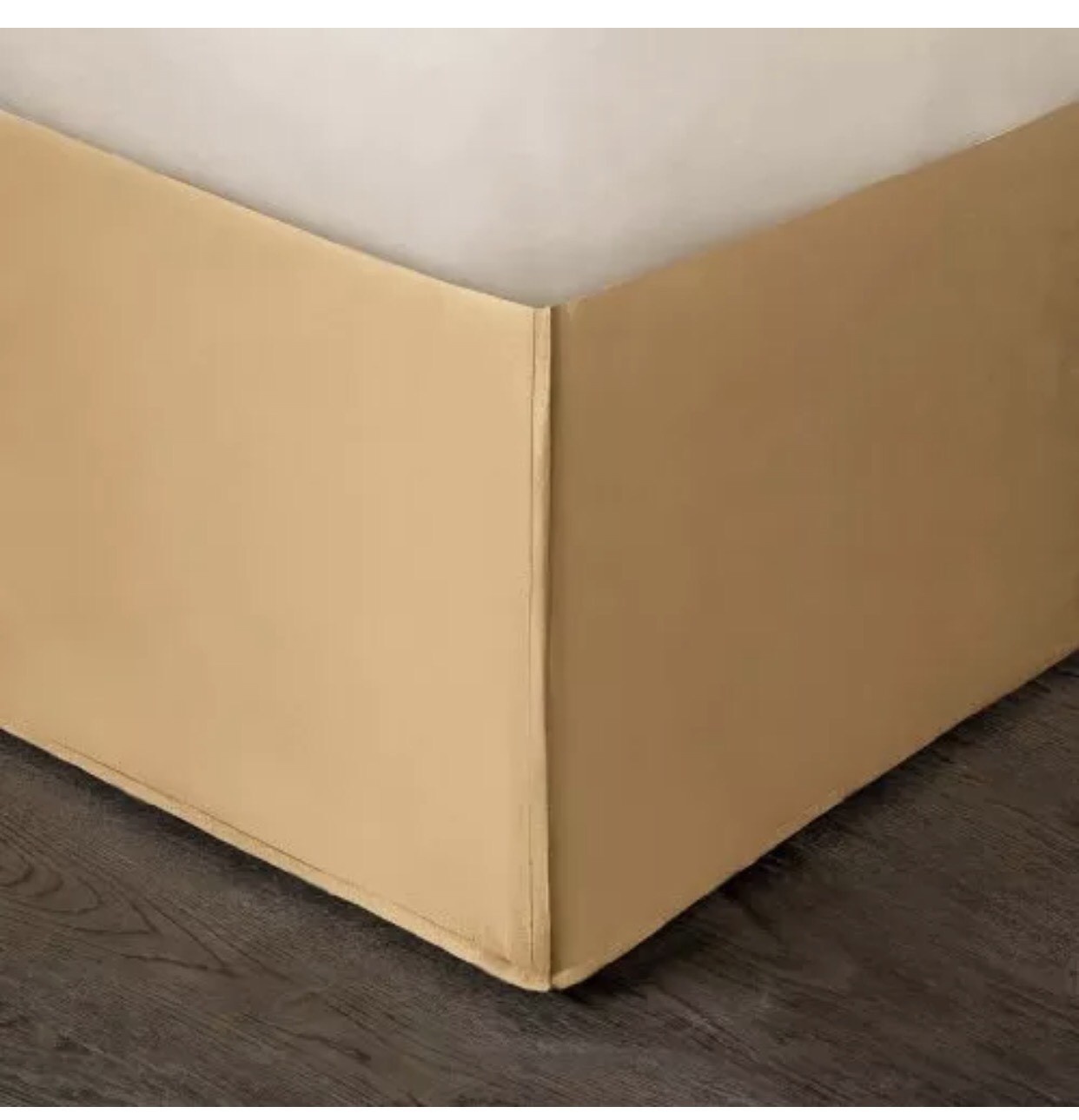 Natori Gobi Palace King Bedskirt Gold 16 Inch Drop Bed Skirt Picture 1 Of
