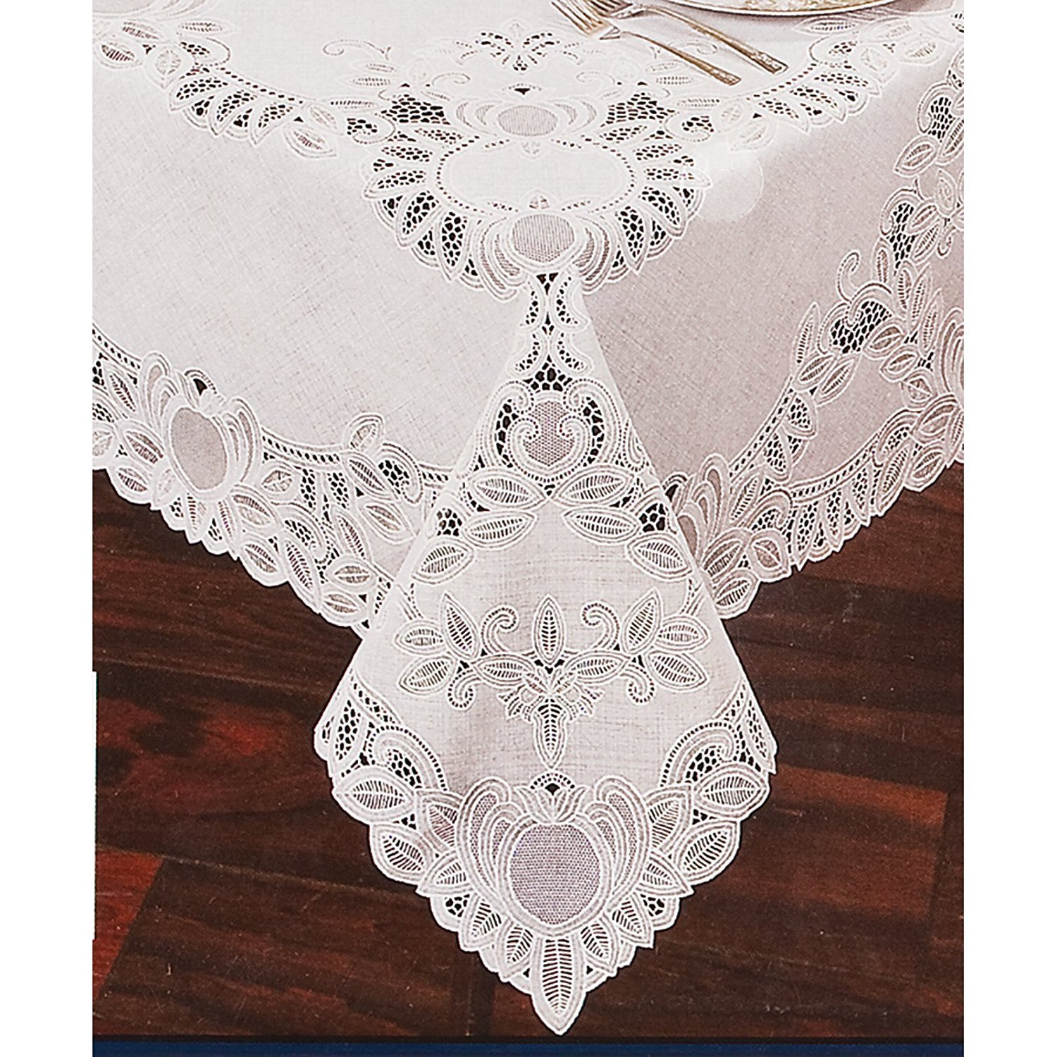 Battenberg Crochet Vinyl Lace Tablecloth White 60 X 104 Oblong Res Content Global Inflow Inflowcomponent Cancel