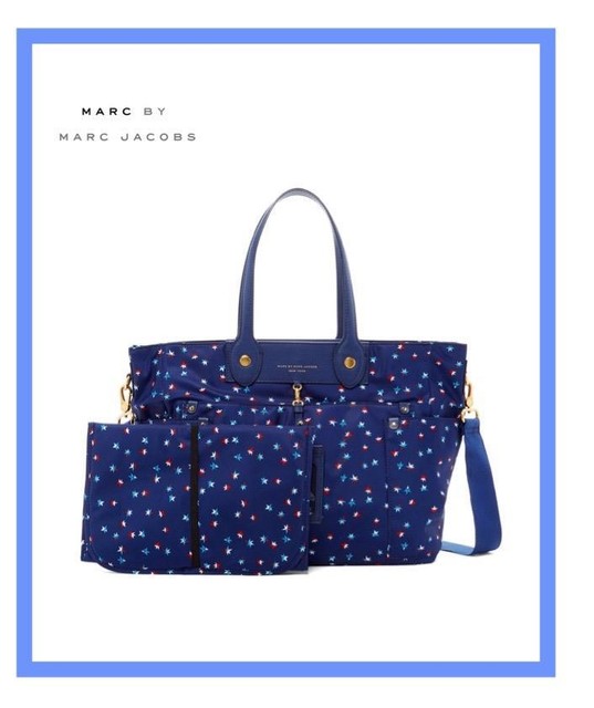 Marc By Jacobs Eliza Baby Diaper Bag W Pad Blue Depths M0005547 Marc By Jacobs Eliza Baby Diaper Bag W Pad Blue Depths M0005547 Nwt 348