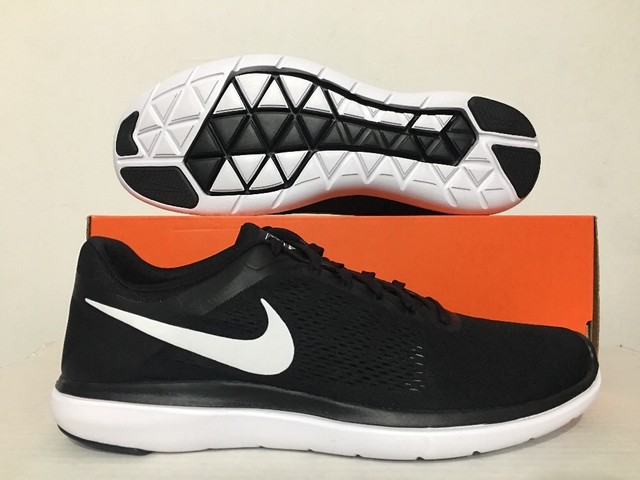 Nike da uomo morbide 2016 Rn Scarpe Numeri 12 NERO BIANCO GRIGIO 830369 001 Nike da uomo morbide 2016 Rn Scarpe Numeri 12 NERO BIANCO GRIGIO 830369 001