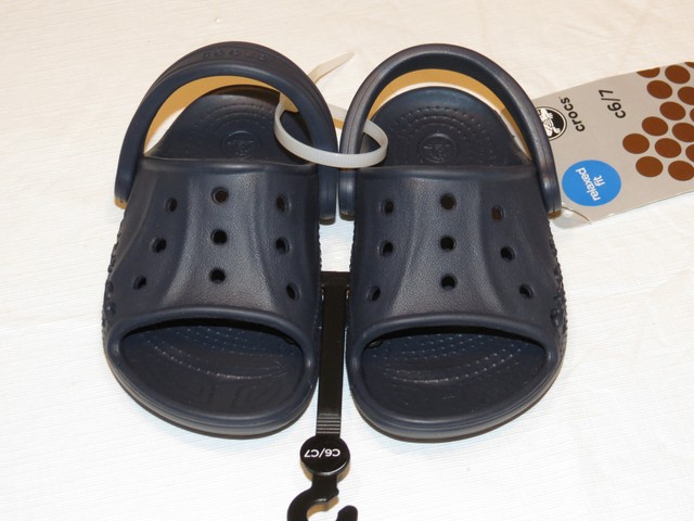 crocs baya slide navy
