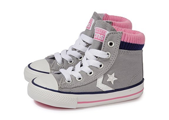 Converse Sock Hi Childrens Kids Grey/Pink Grey/Pink Converse Sock Hi Childrens Kids Grey/Pink Grey/Pink