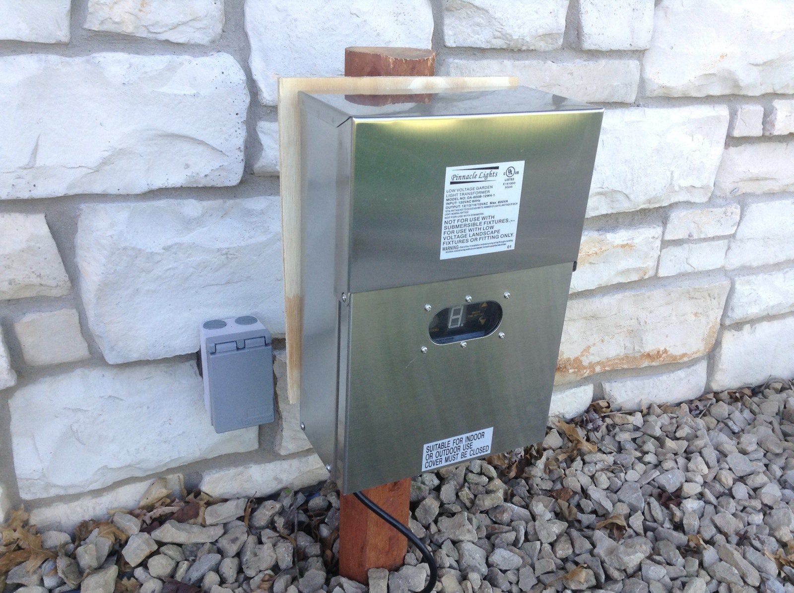 600 Watt Wss Stainless Steel Low Voltage Transformer Landscape Picture 1 Of 3