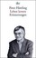 Leben lernen Erinnerungen Peter Härtling Taschenbuch dtv Deutsch 2005