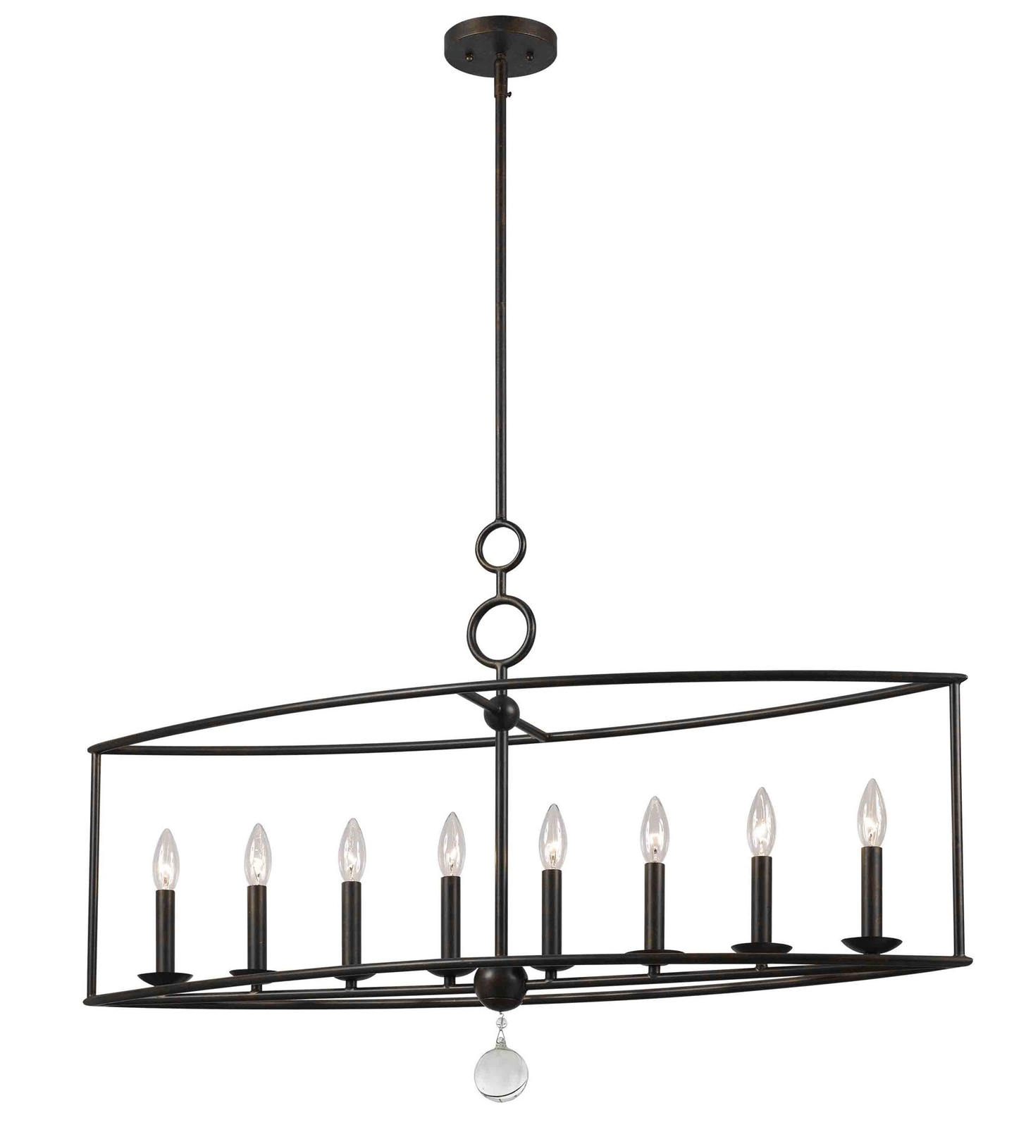 8 Light Candle Chandelier Home Ideas Crystorama Cameron 8 Light Candle Chandelier