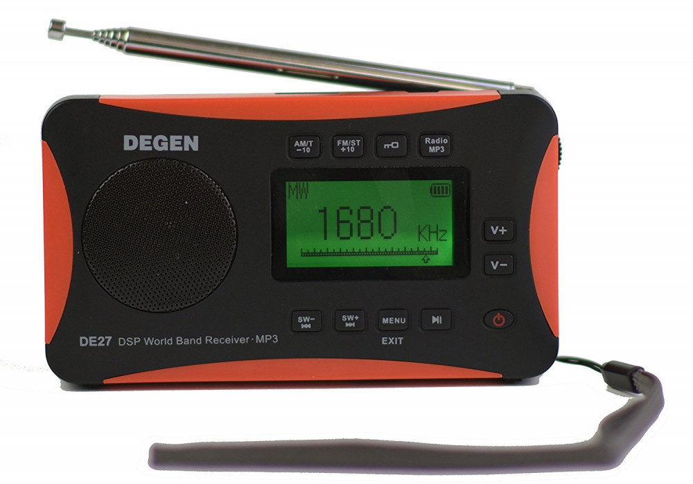 Degen De27 3 In 1 Digital Portable Am Fm Shortwave Radio Player Picture 1 Of 7