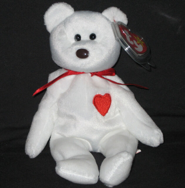 Ty 1993 Valentino Beanie Baby 1st Edition Misspelled Tag PE Pellets ...