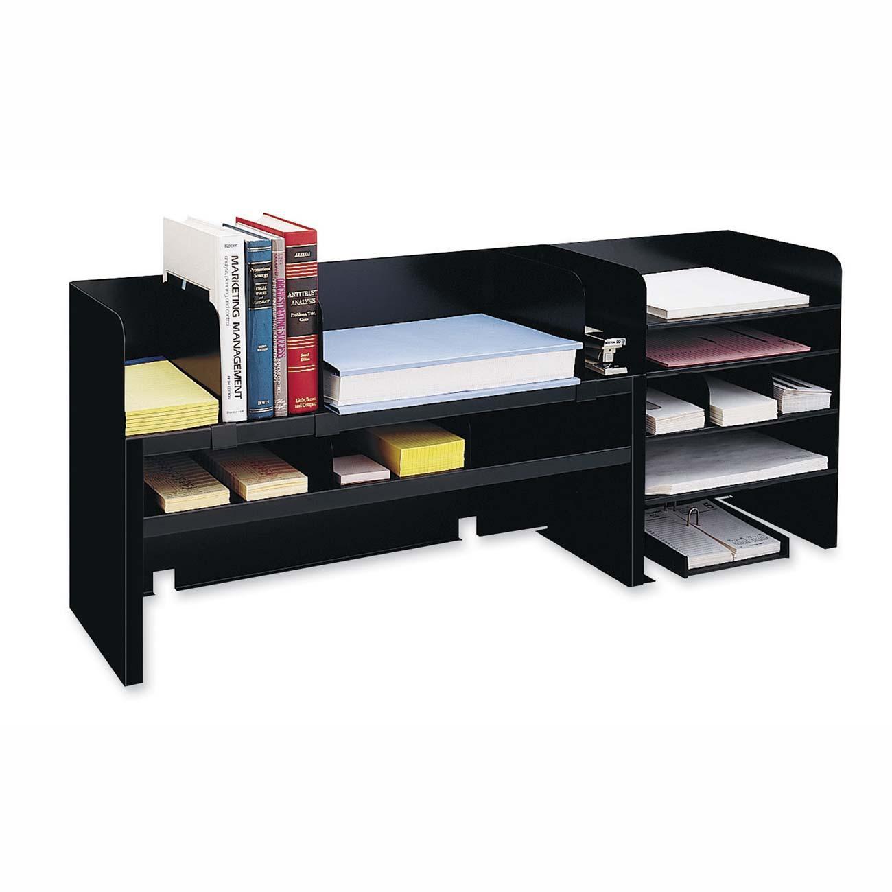 Mmf Industries Raised Shelf Design Desk Organizer Mmf2061dobk Picture 1 Of